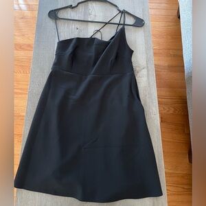 Abercrombie SP black strappy dress with shorts inside